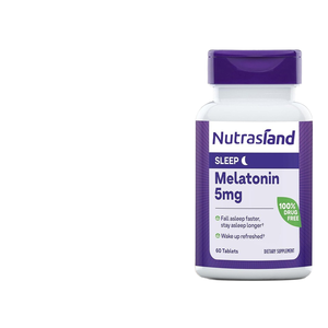 Hot bán nutrasland 5mg Melatonin Gummy kẹo cải thiện Bộ nhớ & ngủ sức Khỏe Bổ sung 60 đếm cho người lớn - Product Image 1