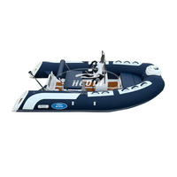 Classique 10ft RIB300 aviron CE Europe PVC/Hypalon fibre de verre bateau à rames gonflable mini bateau de vitesse