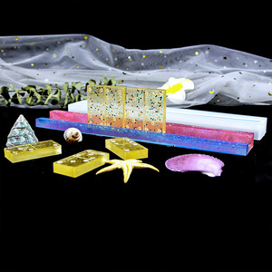 Silicone Khuôn Resin Craft Domino Kệ Silicone Domino Đúc Khuôn Set Box Tray Chủ Trò Chơi Chơi Chơi Epoxy Nhựa Khuôn - Product Image 3