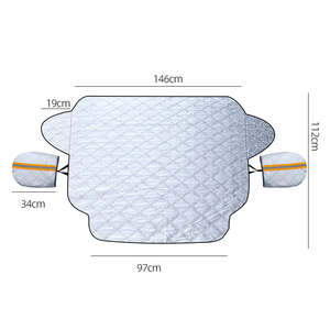 <span class=keywords><strong>Protector</strong></span> <span class=keywords><strong>de</strong></span> parabrisas delantero y trasero <span class=keywords><strong>para</strong></span> coche, color negro, marca OEM, <span class=keywords><strong>para</strong></span> nieve e hielo en invierno. - Product Image 6