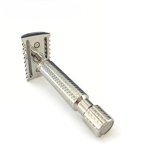 German Manual <strong>Razor</strong> Stainless Steel <strong>Double</strong> <strong>Edge</strong> Safety <strong>Razor</strong> Multi-Functional Shaver with <strong>Branded</strong> <strong>Razor</strong> Blades - Product Image 3