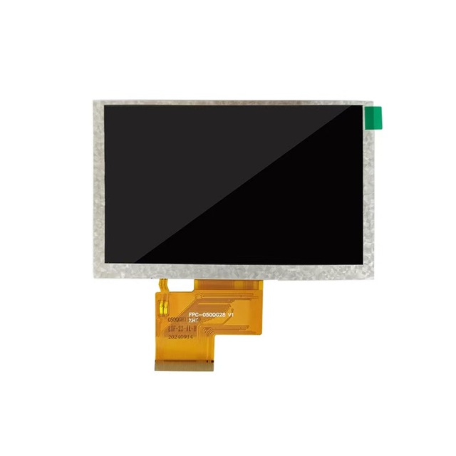 5-inch TFT LCD Display LED Backlight 50-pin RGB Interface 800*480 Resolution 550cd/m Brightness Industrial Control Display AUO