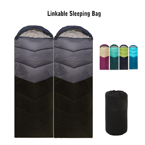 Sac de couchage d'<span class=keywords><strong>été</strong></span> unisexe confortable en coton rembourré, imperméable en polyester, longueur standard pour adultes et enfants, pour temps froid - Product Image 4