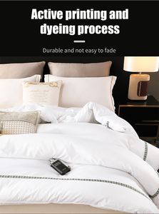 Edredón lavable de algodón ligero de verano blanco de gama alta con aire acondicionado para hoteles y estancias en el hogar, ropa de cama central para un estilo cómodo - Product Image 5