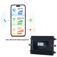Amplificador de Señal Móvil 2G 3G 4G 5G Tribanda GSM 700/1800/2100Mhz B28 B3 B1 Repetidor con Pantalla LCD Inteligente y Gestión Remota por Aplicación Tuya