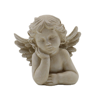 Statuette d'ange chérubin en résine de 5,71 pouces pour la décoration de la maison, de la table ou comme cadeau de Noël
