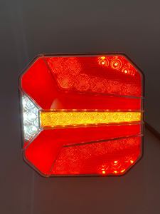 Feu Stop Carré Néon HAMBURGER <span class=keywords><strong>6</strong></span> Fonctions <span class=keywords><strong>Clignotant</strong></span> Dynamique 24 <span class=keywords><strong>Volts</strong></span> - Product Image 5