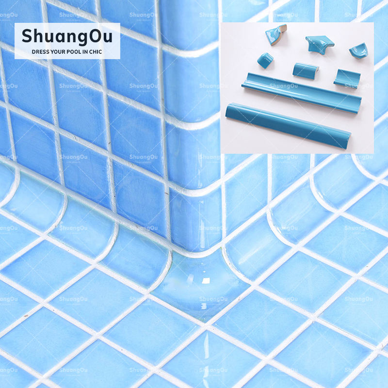 Premium Swimming Pool Edge Tiles - Durable & Stylish