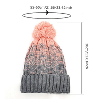 Bonnet d'hiver personnalisé de haute qualité chapeau tricoté en acrylique chaud avec nœuds et motif camouflage pour hommes et femmes