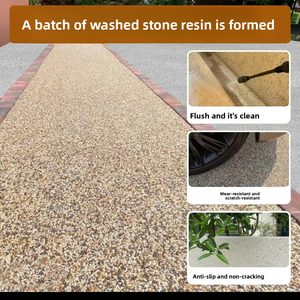 Piedra Lavada Líquida de Alta Calidad Marca Wufushan, Impermeable, Antideslizante, con Agregado Expuesto, para Paredes, Pisos, Jardines y Caminos - Product Image 4