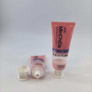 D40mm 100ml Cosmetic <b>Plastic</b> Empty <b>Tube</b> For Toothpaste Dispenser Packaging <b>Tube</b> Glossy Surface Printing With Flip Cap - Product Image 5