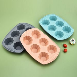 Nouveau moule à gâteau en silicone, ustensile de cuisson pour chocolat et cupcakes, avec plateau en papier, emballage pour moule à gâteau - Product Image 3