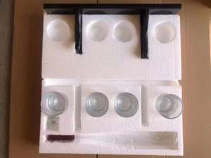 Decanter per <span class=keywords><strong>Vino</strong></span> a Forma di Mazza da Baseball con Logo Personalizzato, 800ml, Soffiato a Mano, Set Regalo per Uomini con 4 Bicchieri Riciclabili - Product Image 6