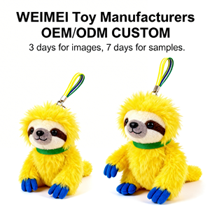 Llavero de Peluche de Perezoso Personalizado al por Mayor, Lindo Llavero de Peluche, Fabricante ODM y OEM, Llavero de Peluche de <span class=keywords><strong>Animales</strong></span>, Juguete de Peluche - Product Image 1