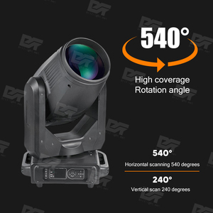 Đèn Beam di động, đèn Disco Lyres <span class=keywords><strong>v</strong></span>ới lăng kính phát sáng ấm áp, hiệu ứng cầu <span class=keywords><strong>v</strong></span>ồng, đèn sân khấu DJ di động - Product Image 4