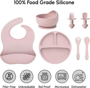 Juego <span class=keywords><strong>de</strong></span> Vajilla para Bebés Personalizado <span class=keywords><strong>de</strong></span> Fábrica, Libre <span class=keywords><strong>de</strong></span> BPA, Plato para Bebé con Fuerte Succión, con Tenedor y Cuchara - Product Image 5