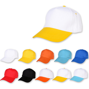Advertising Promotional 100% Cotton Custom Baseball Caps & Hats with Children Logo Embroidery in Bulk