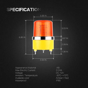 Lumière stroboscopique d'<span class=keywords><strong>ambulance</strong></span> rotative de nouvelle condition A3 54W 12V pour les services d'urgence - Product Image 3