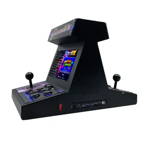 2023 नई भानुमती Bartop 1 खेल मशीन आर्केड कैबिनेट 26800 में 10 इंच 720P HD डबल-पक्षीय स्क्रीन 1-4 खिलाड़ियों वीडियो कंसोल