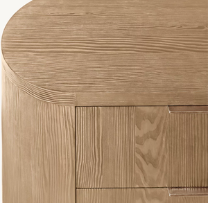 Элитный современный спальный гарнитур из дуба: комод Bronte с 6 ящиками, тумба для гостиной - Product Image 3