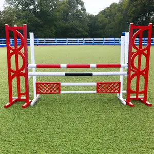 Durable horse jump stands Equestrian equipment for securing jump poles