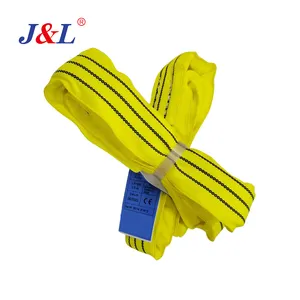JULI 리프팅 벨트 3 톤 사양 눈 노란색 맞춤형 OEM ODM 좋은 라운드 슬링 공급 업체