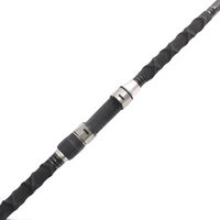 Canne à pêche longue en fibre de carbone SFR082 haute résistance, 2 sections, pour la pêche en surf en eau salée