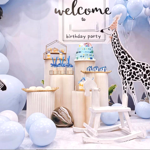 Kệ Trưng Bày Đặt Sàn Bàn Hình Tròn Được Mã Hóa Đạo Cụ Trưng Bày Trang Sức Mỹ Phẩm Kệ Gấp Để Bàn Tráng Miệng - Product Image 4