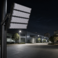 Projecteurs LED sportifs robustes 800W 1000W anti-vibration CCT 6500K 220-240V 90-277V pour terrain de basketball
