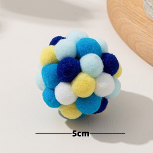 Snows Paws Peluş Klasik Basit Kedi Oyuncak Topu, Kediler ve Köpekler için Sesli Zil ile TS-764 Ambalaj Dahil - Product Image 6