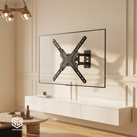 Soporte de TV CP303 de 26 a 65 Pulgadas, Soporte de Pared Articulado para Monitor de TV con Movimiento Completo, Inclinación Ajustable de -5~+5 Grados
