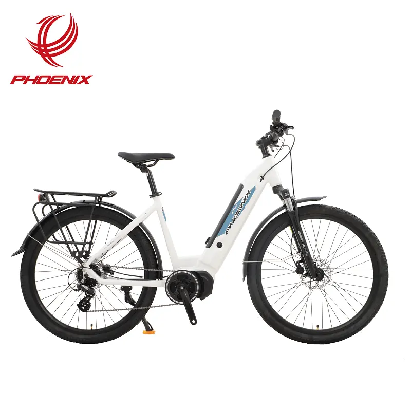 Phoenix ebike alüminyum çerçeve 8 hız mekanik disk fren 36V * 250W motor 36V/10.10.lityum pil elektrikli bisiklet