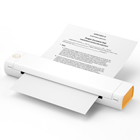 Impresora Phomemo M08F A4, Impresora Portátil Térmica Inalámbrica de Bolsillo para Imprimir PDF, Word, Imágenes y Páginas Web desde su Teléfono