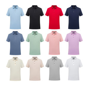 <span class=keywords><strong>Camiseta</strong></span> de Golf para Polo de poliéster 100% de alta calidad para <span class=keywords><strong>hombre</strong></span>, patrón sólido, diseño personalizado, logotipo bordado, directo de fábrica - Product Image 5