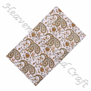 100% main bloc imprimé coton tissu imprimé Floral-imprimé léger belle literie robe de chambre lit couverture chemises vêtements - Product Image 1