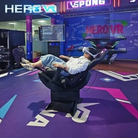 Simulador de Juegos de Movimiento VR 360 HEROVR, Alta Rentabilidad, Ideal para Inversiones, con Construcción Metálica para Parques de Aventuras Interiores/Exteriores