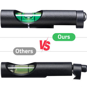 Niveau à bulle en alliage d'aluminium 20 mm à queue de pie, jauge tactique anti-inclinaison, accessoire de chasse de précision pour l'extérieur, personnalisable OEM - Product Image 1