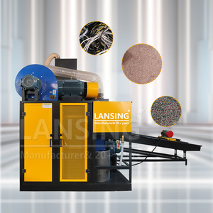 Europe Market LX-400B Car Wire Cable Granulator <strong>Separator</strong> Recycling Machine Made In China Air Screen Machine - Product Image 1