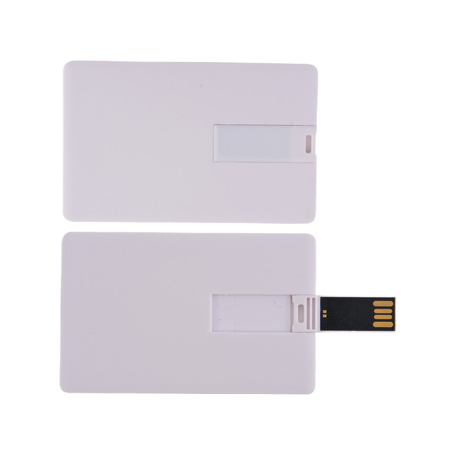 Customized Logo Printed Business Card USB Stick Flash Drive with USB 2.0/USB3.0 Interface Plastic Promotional Gift Credit Card