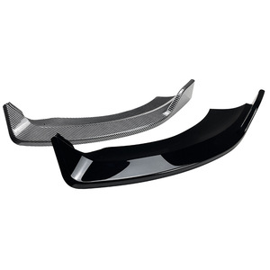 Amp-Z Mercedes-Benz E-Class W213 Front Bumper Lip Splitter Carbon Fiber Texture Matte Finish 2016-2020 E260 E300 E43 AMG - Product Image 3