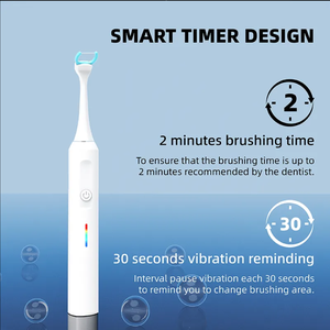 2025 venta al por mayor impermeable Ipx7 nivel adulto viaje sónico inalámbrico recargable blanqueamiento Ultra suave seda vibración diente eléctrico - Product Image 4