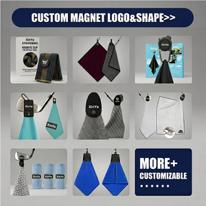 Small MOQ Custom Printed Logo High Quality <strong>Golf</strong> <strong>Towels</strong> Microfiber Waffle <strong>Golf</strong> <strong>Towel</strong> - Product Image 4