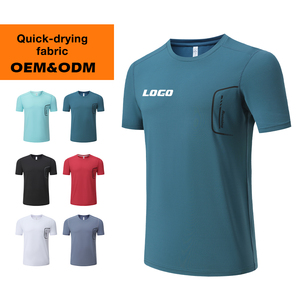 Camiseta Deportiva de Manga Corta para Hombre, Secado Rápido, para Gimnasio y Fitness, con Logotipo Personalizado, Gran Venta 2026 - Product Image 3