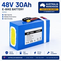 Stock d'entrepôt AU Batterie lithium 48V 20Ah pour vélo électrique haute puissance avec chargeur 3A