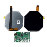 Panel layar LCD bulat TFT 480*480 2.47 inci 2.5 inci 35 pin 480x480 pengontrol papan pengemudi 2.47 layar bulat LCD