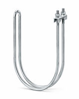 FM pour acier au carbone galvanisé, pince de soutènement latéral rapide en U anti-sismique, support sismique, support de tuyau 1/2"-8" pouces