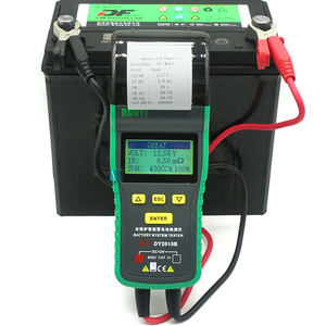 Testeur de batterie de voiture 12V DY2015B avec mesure de résistance interne et de durée de vie pour moto, avec imprimante et analyse de test de charge - Product Image 3