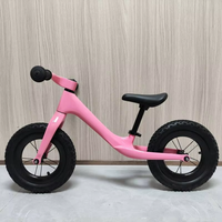Bicicletas de Carbono para Niños BXT, Bicicleta de Equilibrio para Niños de 2 a 6 Años, Bicicleta de Carreras para Niños con Cuadro de Carbono 3K y Ruedas de 12 Pulgadas