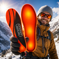 Semelles chauffantes télécommandées pour l'hiver, hommes et femmes, 3900 mAh, semelles chauffantes rechargeables pour le ski en plein air, la chasse, la neige