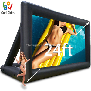 Pantalla de proyección inflable para cine en exteriores, diseño Popular de película de 24 pies - Product Image 1